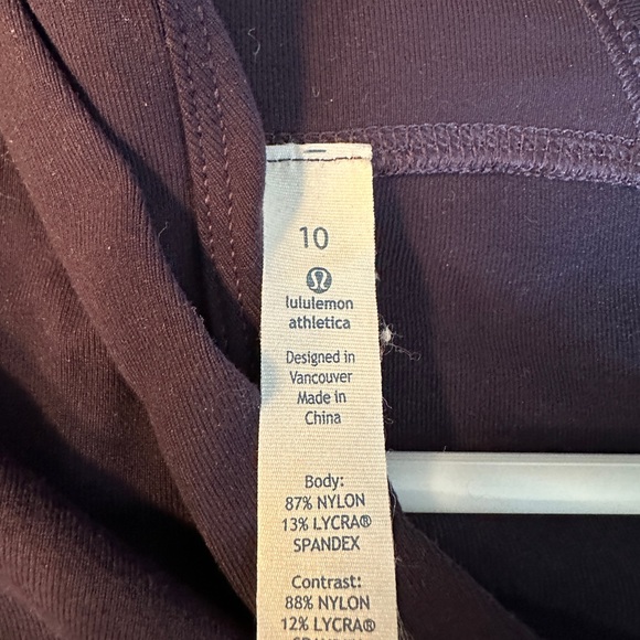 Lululemon Precision Jacket Navy Asymmetrical Zip Up Jacket Size 10 - Picture 6 of 11